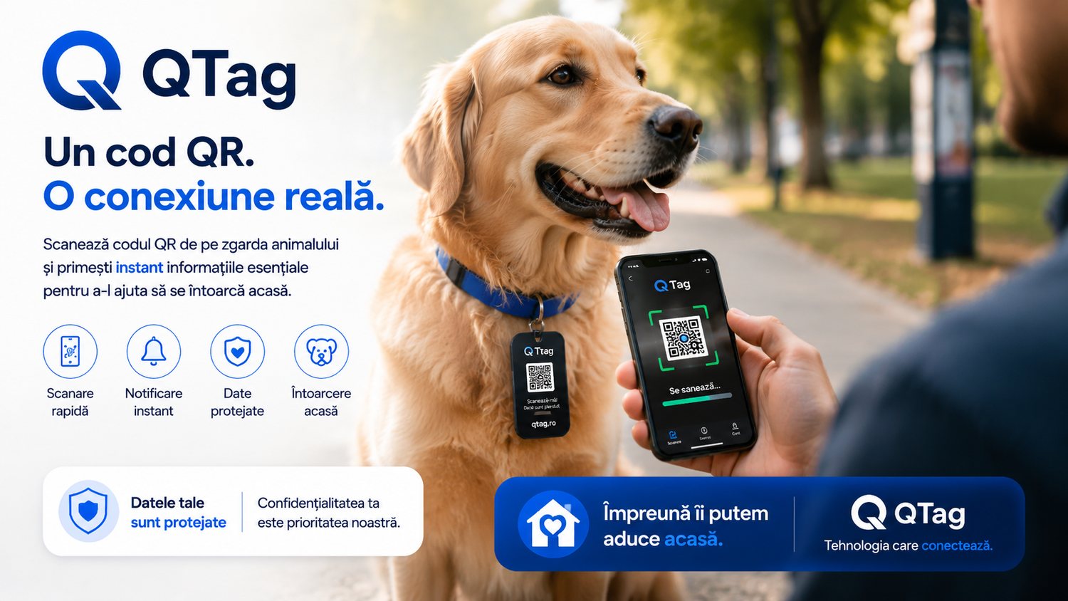 QTag pentru animale de companie